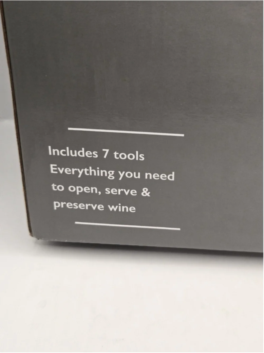Ambiano Electric Wine Set, 7 Piece Set to Open, Serve & Preserve Wine, Open Box